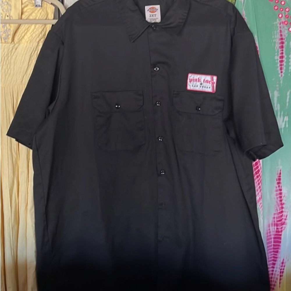 PINK TACO Dickies button up